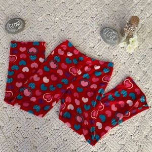 JelliFish Kids Red Heart Patterned Pajama Pants